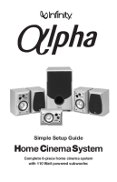 Infinity Alpha - Owners Manual 